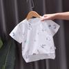 Boys' Short Sleeved Summer Clothes Baby's T-shirt Thin Design Boys' and Girls' Baby Tops for Summer