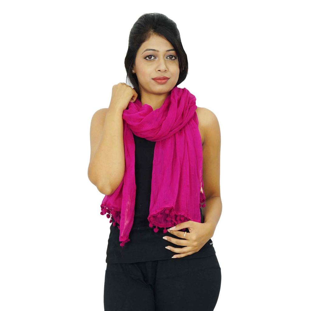 Шарф на шею Dupatta Woman Chunni Chiffon Blend Indian Stole Throw