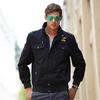 Autumn and Winter Men's Spring and Autumn Jacket Jacket Pure Cotton Military Thin Jacket