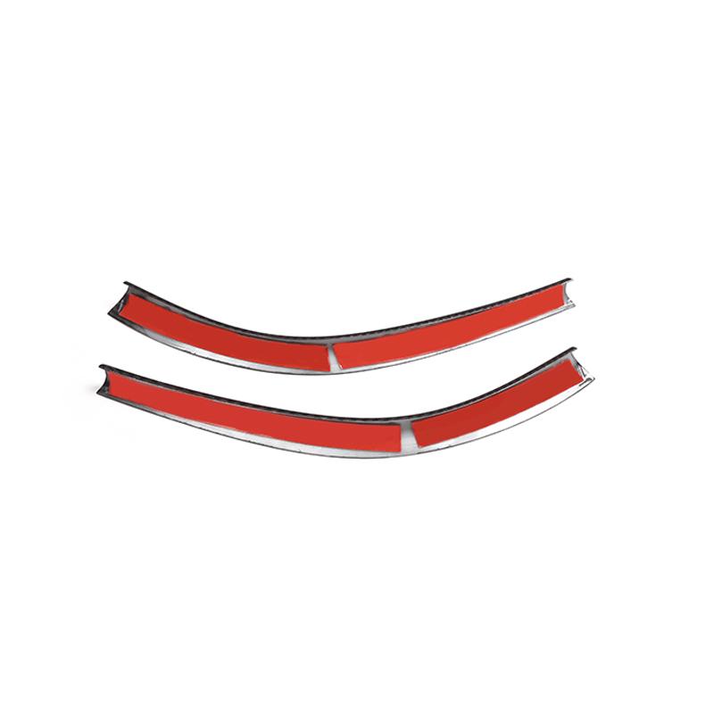 2 шт. салон автомобиля центральная панель управления боковые полосы наклейка наклейка отделка для Mercedes Benz AB CLA GLA Class W176 A180 C117