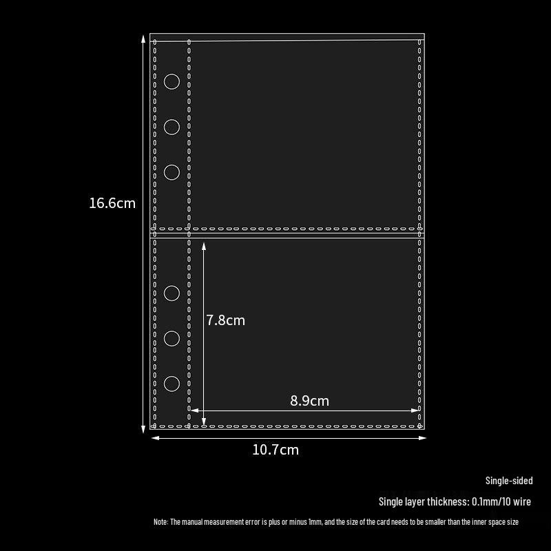 Корейский прозрачный ПВХ-биндер А6 обложка для блокнота