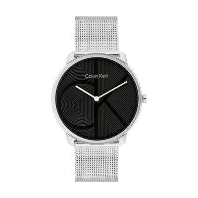 ICONIC 25300012 Серебряные часы [Calvin Klein] Мужские