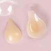 1 Pair Adhesive Chest Patches Silicone Invisible Anti-slip Reusable Natural Lift Fit Push-Up Bra Backless Strapless Outfits Soft Nipple Covers