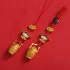Подвеска из сплава золотого тона в китайском стиле с цепочкой для мобильного телефона и брелоком для ключей от машины