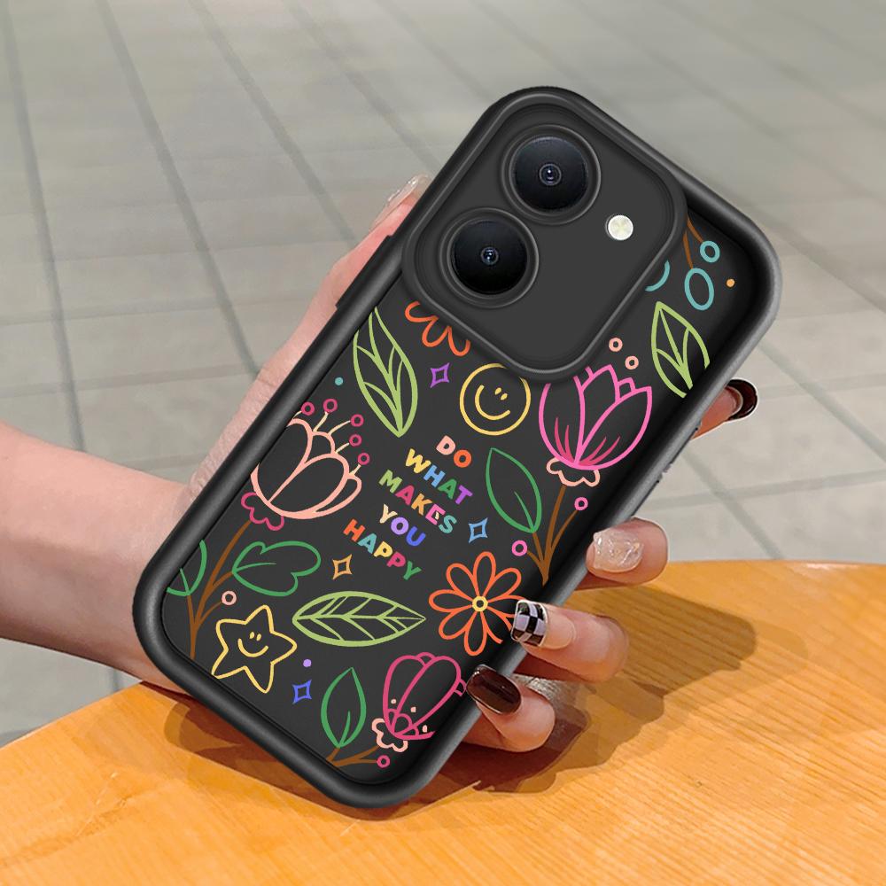 Мягкий силиконовый квадратный чехол с рисунком лестницы для телефона, полное покрытие, противоударный защитный резиновый чехол для камеры для Vivo