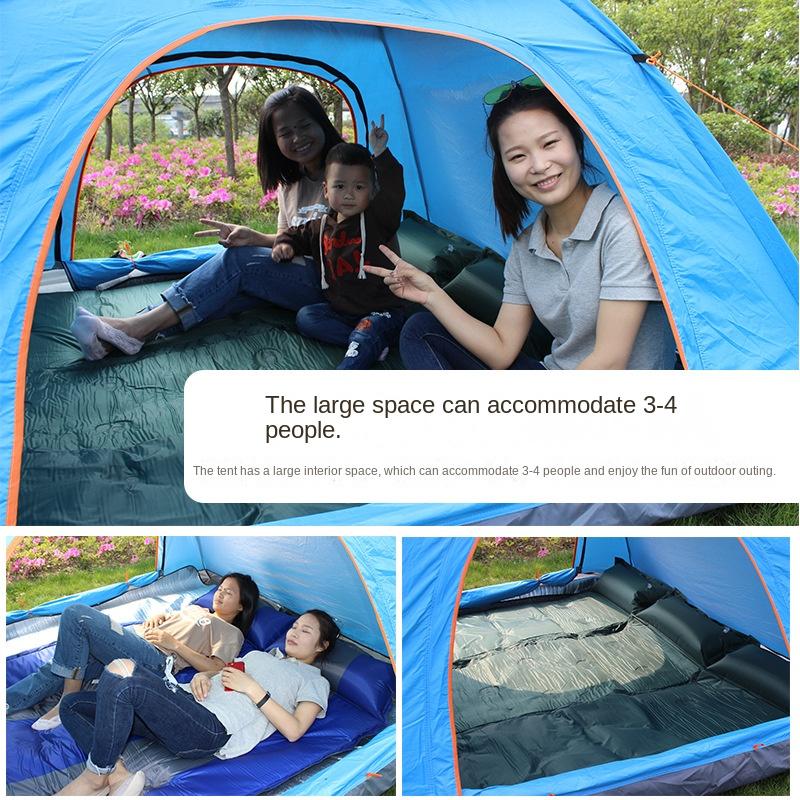 Быстро открывающаяся семейная весенняя палатка для активного отдыха на открытом воздухе, одиночная, двойная, для нескольких человек, пляжная палатка для приключений, кемпинга, простая кемпинговая палатка