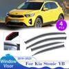 Козырек на окно для Kia Stonic YB CUV 2018~2024, дефлектор дыма, навесы, укрытия от солнца и дождя, внешние аксессуары