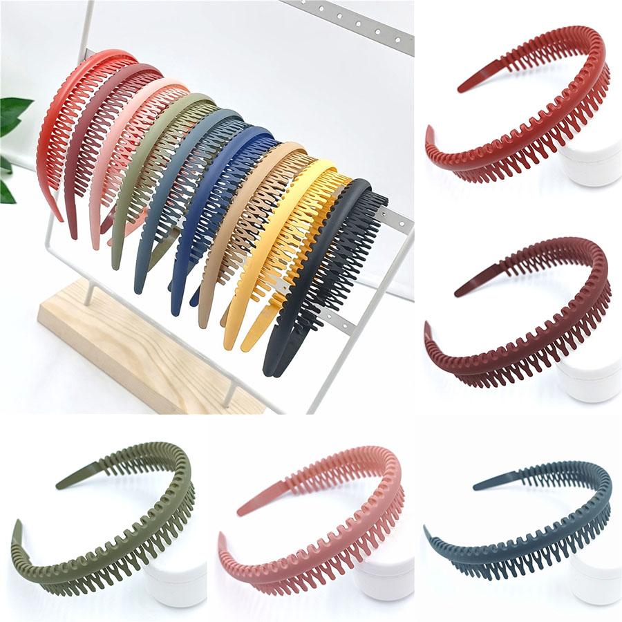 Модный обруч для волос для женщин и девочек, головные уборы, нескользящие повязки на голову, повязки для волос с зубцами, аксессуары для волос, высококачественная очаровательная новая модная повязка на голову