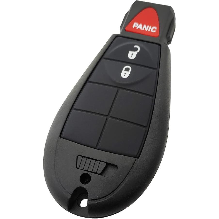 Replacement Key Fob Cover Case fit for Dodge Ram 1500 2500 3500 Journey Challenger Grand Caravan Key Fob Shell for Jeep Grand Cherokee Keyless Entry