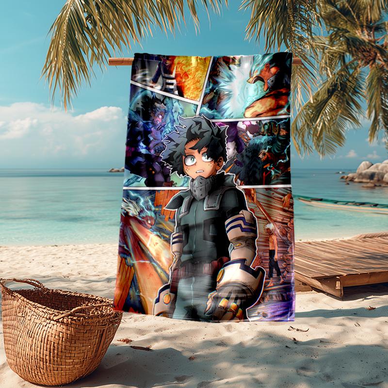 deku Fashion Beach Towel: Ideal for Summer Adventures Soft, absorbent and quick drying suitable for swimming and bathing
