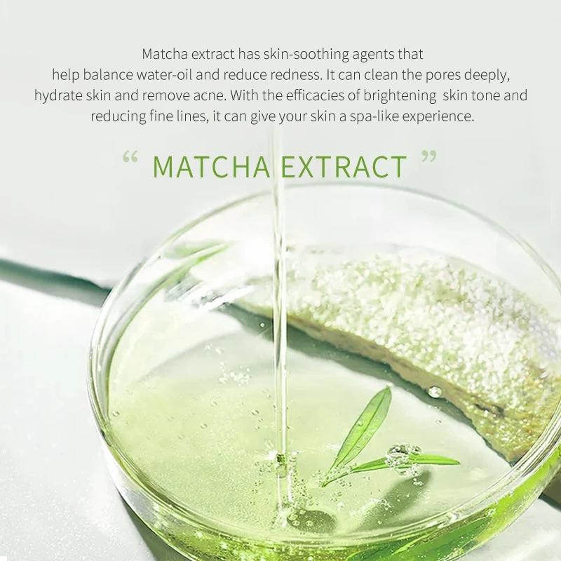 7pcs Matcha Green Clay Mud Face Mask Anti Wrinkle Night Facial Packs Dark Circle Moisturize Anti-Aging