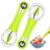 3pcs Watermelon Slicer Cutter Scoop Fruit Carving Knife Cutter Fruit Platter Fruit Dig Pulp Separator Kitchen Home Gadgets Tools