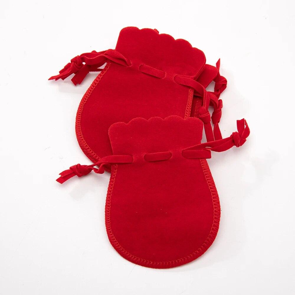 50 шт., маленькие бархатные мешочки для ювелирных изделий, сумки на шнурке для подарков, кольца, серьги, витрина для хранения конфет, бизнес-продажа, упаковка, поставка