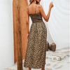 Leopard Print Dress Fashion Women's Clothing Summer Sling