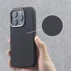 Искусственная кожа Для чехла MagSafe Для iPhone 15pro 14pro max 15 13 Pro Алмазная текстура Сплав Защитная жесткая крышка для объектива