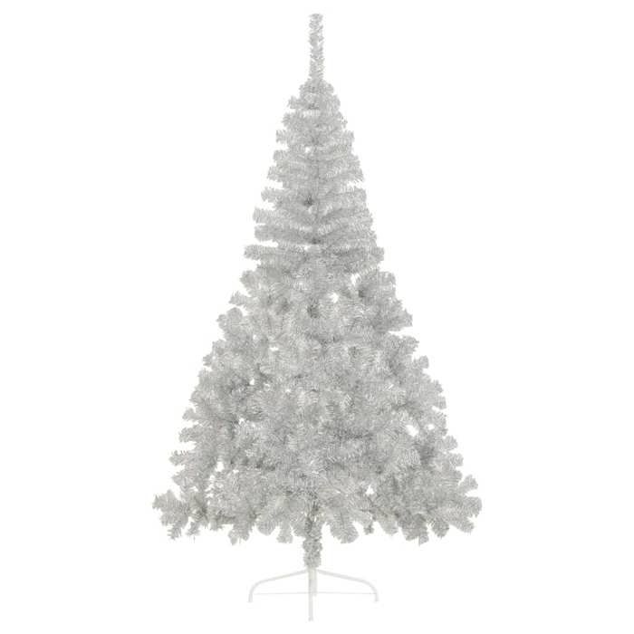 VidaXL Artificial Christmas Half Tree with Silver Stand 180 Cm PET 344697