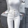 Slim Women Skinny Pencil Jeans Butto Mom Denim Pants Fashion Vintage Stretch Pants