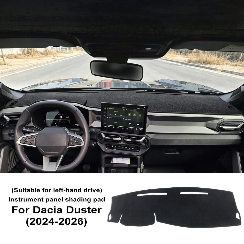 For Dacia Duster 3 2024 2025 2026 Car Dashboard Cover Flannel Mat Avoid Light Pad Dacia Duster 2024 Accessories