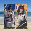 Горячая игра Arknights Полотенце Titi Мягкое Бассейн Подарок Для Путешествий Спортзал Душ Кемпинг Быстросохнущее Спортивное Большое Пляжное Полотенце