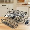 Pull-out Spice Rack Seasoning Bottle Organizer Sturdy Multiuse Storage Condiment for