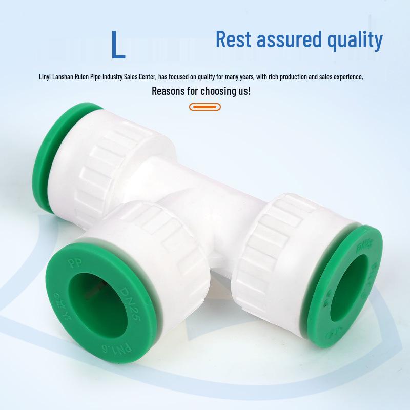 Неплавкий ППР-клапан с быстрым соединением для труб горячего/холодного водоснабжения