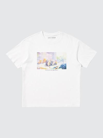UNIQLO 483265 JOEUN FRIENDS UT Oversized Fit Graphic T-Shirt WHITE Women Japan