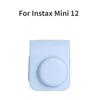 Для Instax Mini 12Camera Case PU кожаный мягкий силиконовый чехол сумка для Fujifilm Film Camera сумка с плечевым ремнем