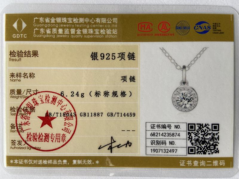 Ожерелье с подвеской из стерлингового серебра 925 пробы с цирконом ААА, модные ювелирные изделия