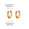 Multi-style exquisite geometric butterfly inlaid with zircon earrings women's fashion retro temperament versatile
