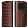 For Realme V60 5G/V60s 5G PU Leather Case Rhombus Imprinted Wallet Stand Phone Cover