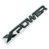 Car 3D Metal X XPOWER Logo Trunk Body Badge Emblem Decals Sticker For M-G 3 7 5 6 EZS TF ZR ZS HS GS GT Hector RX5 RX8