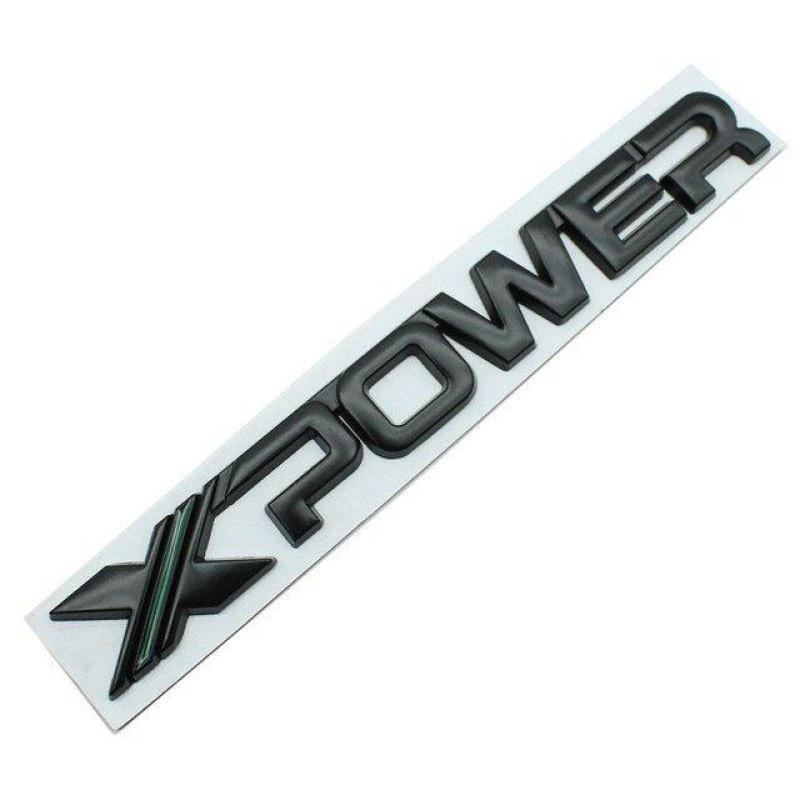 Car 3D Metal X XPOWER Logo Trunk Body Badge Emblem Decals Sticker For M-G 3 7 5 6 EZS TF ZR ZS HS GS GT Hector RX5 RX8