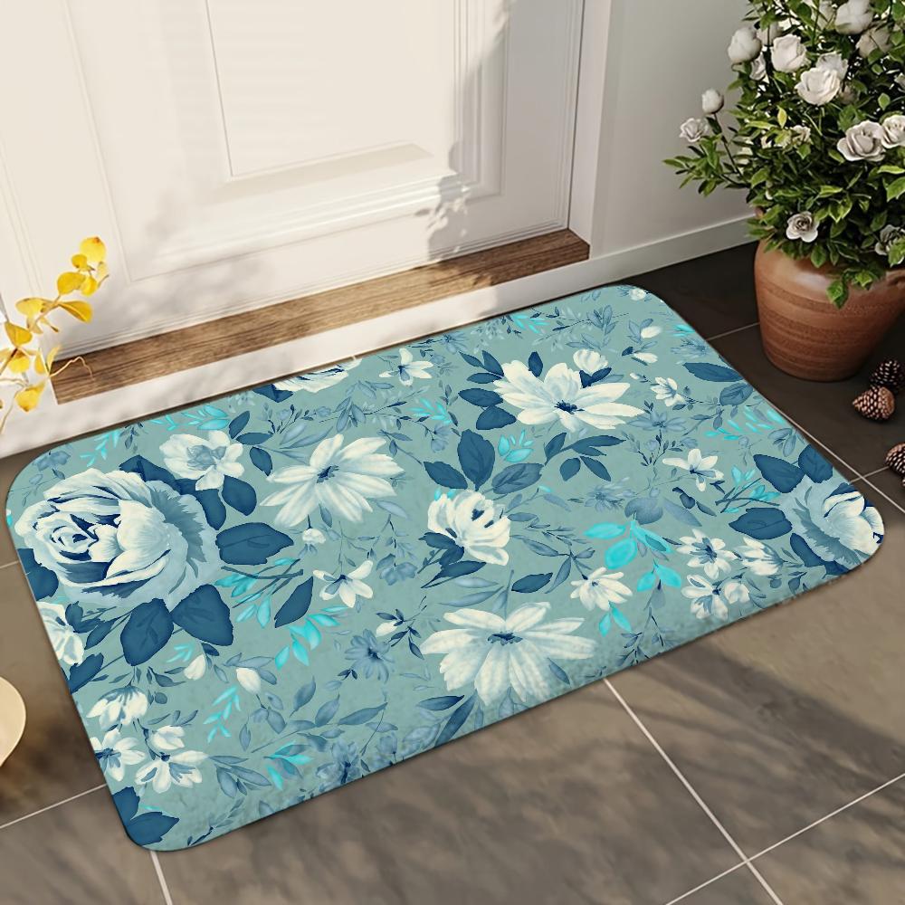 1 шт. Принтованные впитывающие коврики для ванной, противоскользящие коврики, товары для декора дома, ковры, коврики для пола для дома, кухни