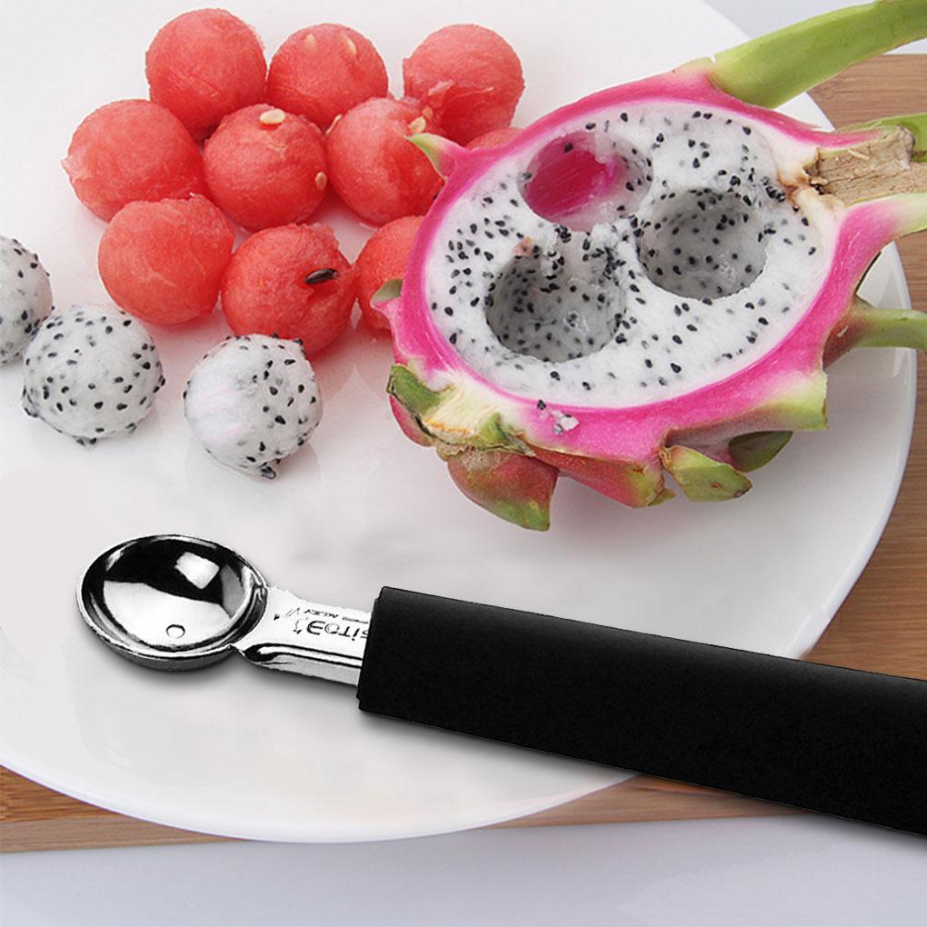 Фруктовая ложка из нержавеющей стали для арбуза, круглый нескользящий кухонный инструмент для домашнего ресторана