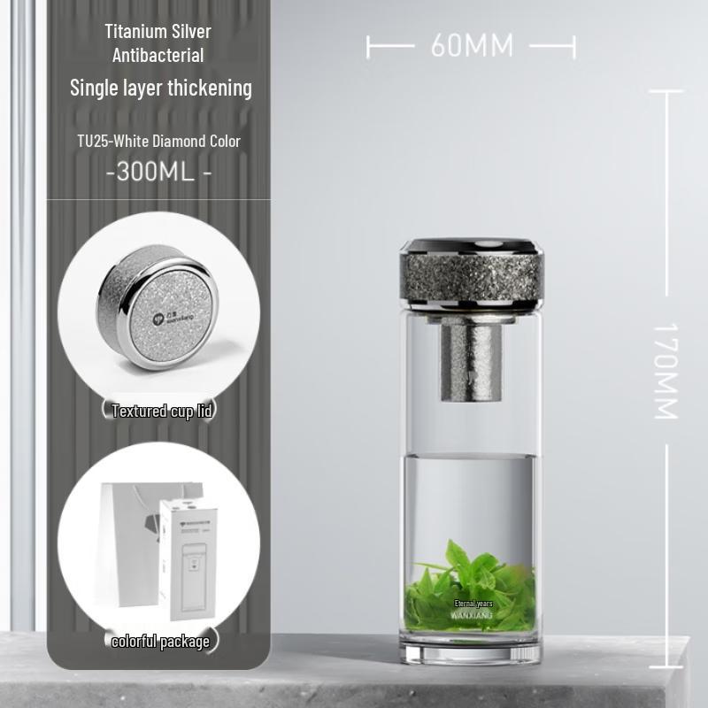 Vientiane Antibacterial Borosilicate Glass Tea Cup