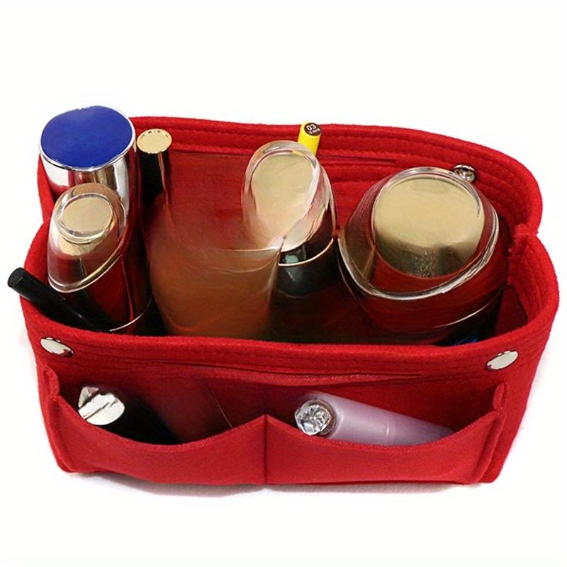 Многофункциональная вставка косметичка женская дорожная внутренняя сумочка косметички для дам портативный органайзер для хранения тоут 2024