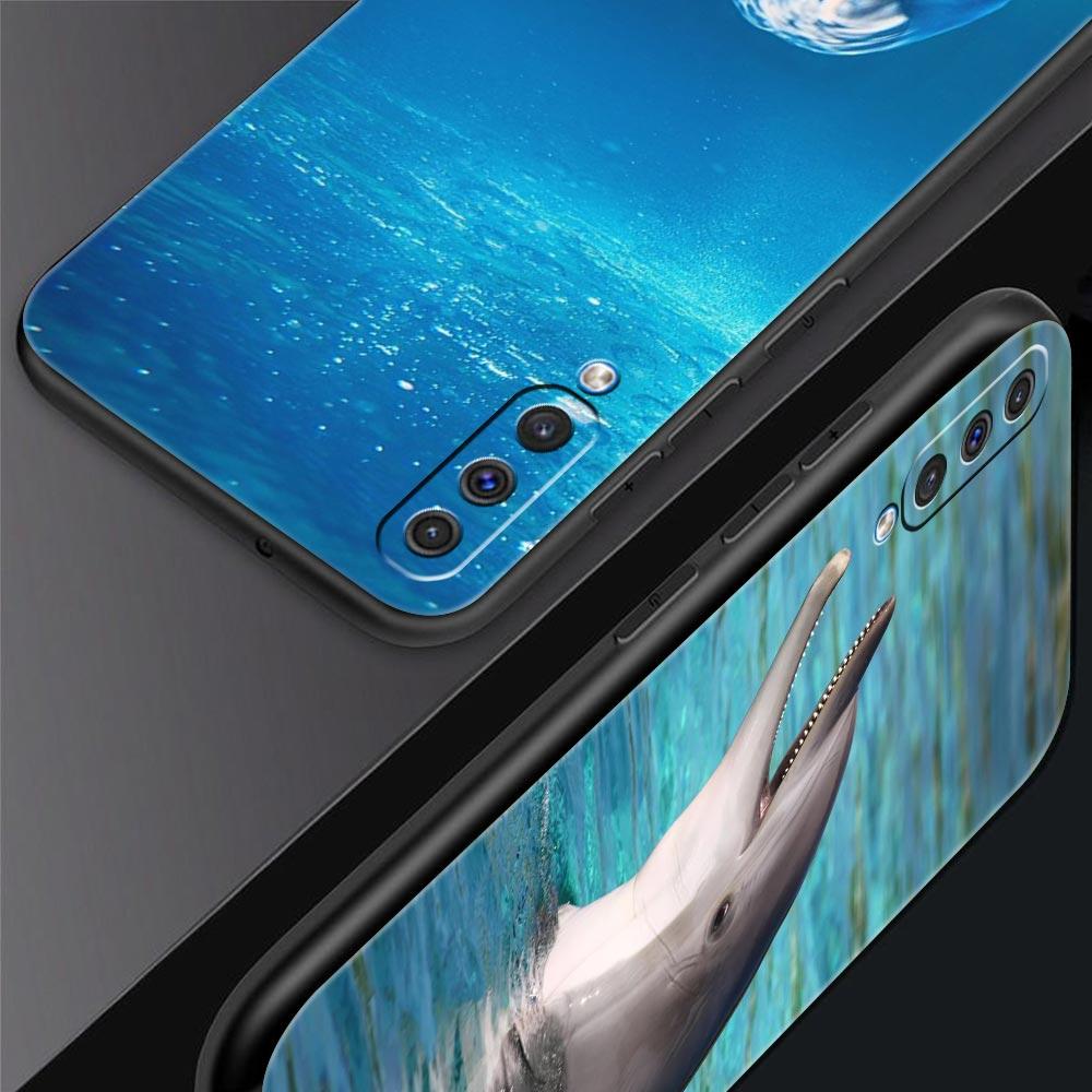 Чехол для телефона с изображением морского животного Дельфин для Samsung Galaxy A52 5G A12 A70 A50 A40 A20s A30 A10s A20e A10 A22 A72 A32 A02 A42 A04S