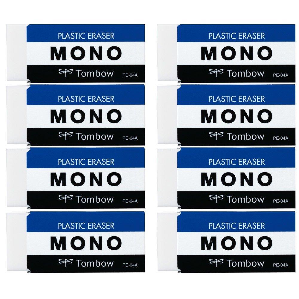 Tombow Pencil Eraser MONO PE04 8 Pieces JCA-811AZ