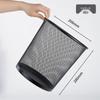 Deli Open-Top Metal Wire Mesh Trash Can