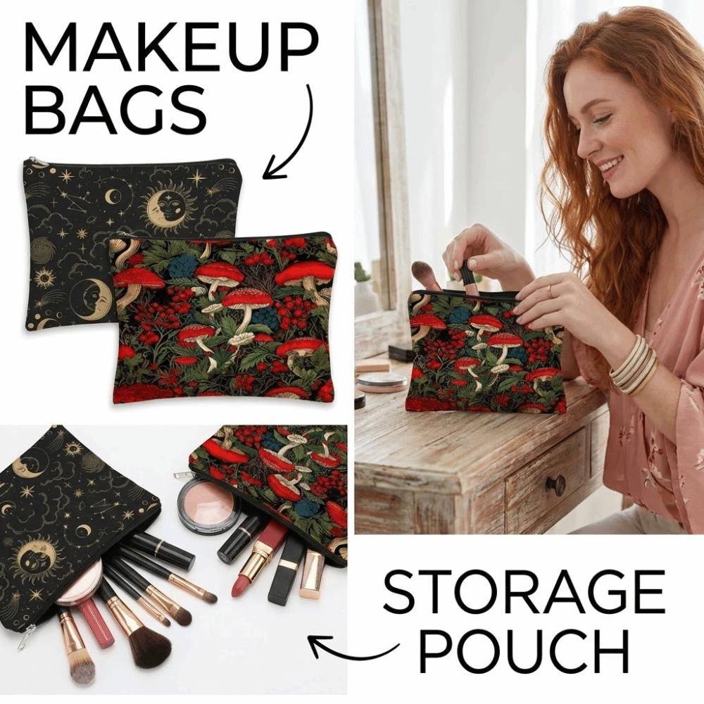 Moon Makeup Bag Trendy Coin Purse New Storage Bag Student Use