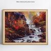 5D DIY Diamond Painting River Embroidery Rhinestones Picture Diamond Mosaic Cross Stitch