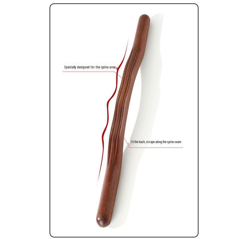 Массажный стик из сандалового дерева: Универсальный скребок для спины и меридианный стержень