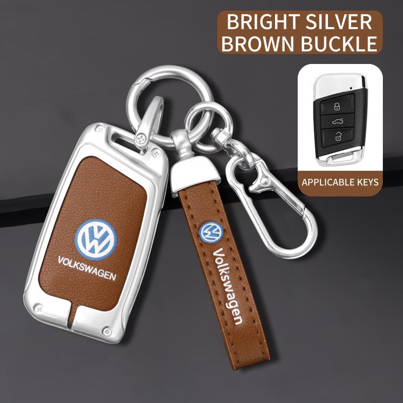 For VOLKSWAGEN VW Zinc Alloy Car Key Case Cover Key Protection Shell For VW Volkswagen Magotan Magotan GTE Passat B6 B7 B8 CC Ar