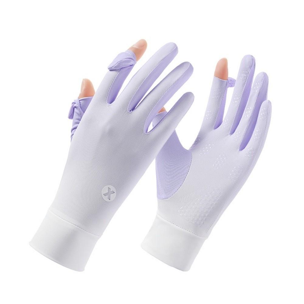Gradient Sun Protection Gloves Thin Touchscreen Gloves  for Driving,Golf,Hiking
