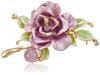 Amethyst Rose Brooch VBRV0314 AM [Vendome Boutique]