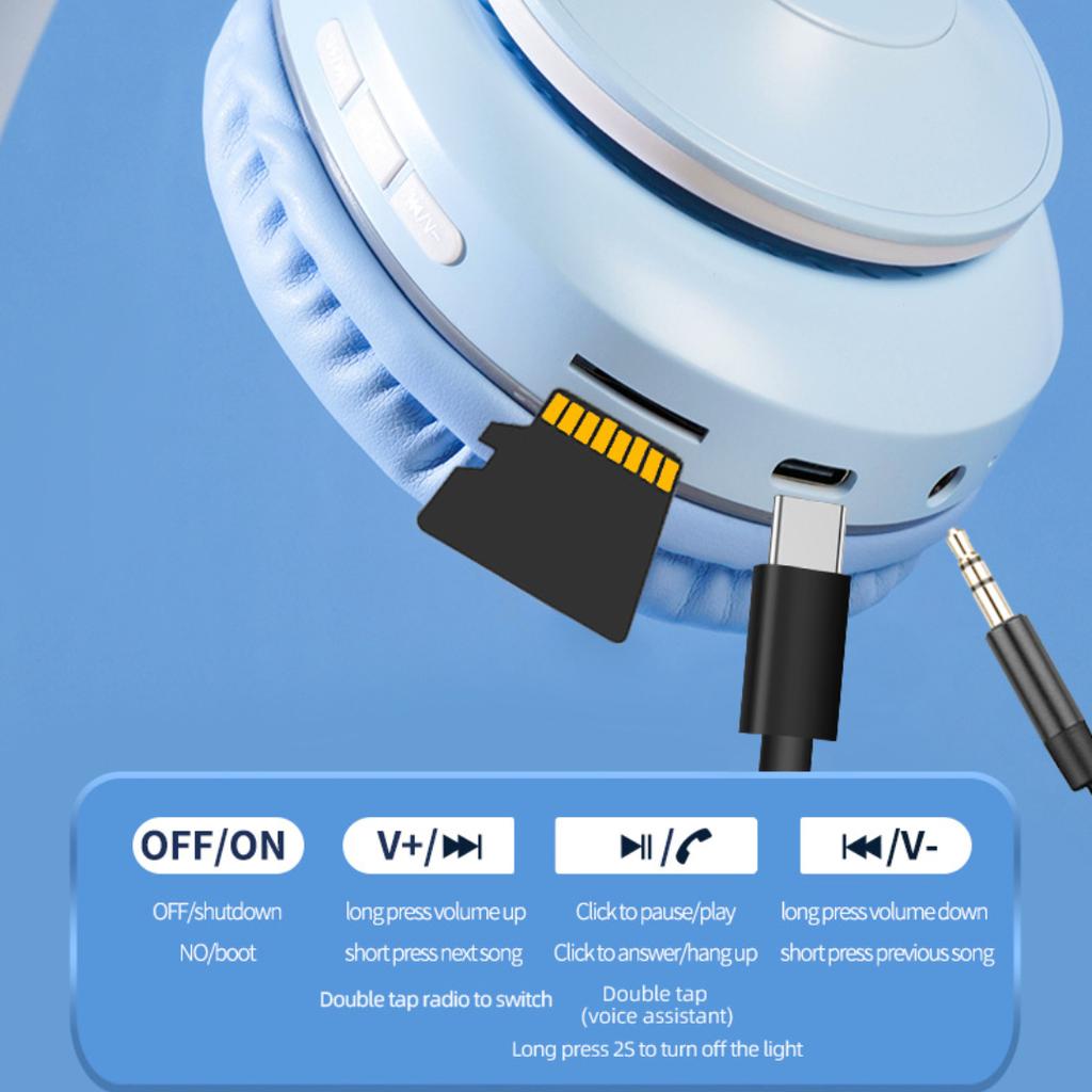 Игровая игра складная выдвижная гарнитура градиентного цвета модная новая беспроводная гарнитура Bluetooth-гарнитура