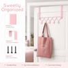 Heart-Shaped Over The Door Hooks Detachable Hooks Hanger Door Holder Organizer  Bedroom
