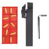 MGEHR1616?2 100mm CNC Lathe Turning Tool Holder 10PCS MGMN200?G Inserts +Wrench