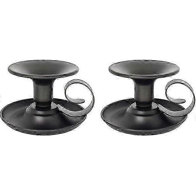 Candlestick Holders Black Candle Holder, Retro Iron Taper Candle Holder, Wrought Candlelight Stand, Candle Holders For Party Decorations(1pc, Black),z