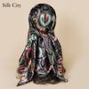 High-quality Luxurious Silk Scarves Headband Scarfs Neck Scarf For Women Chain Silk Scarf Women's Decorative Shawl